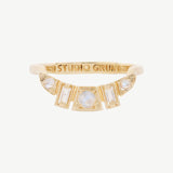 Sunny Ring in Moonstone + Topaz