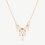Frida Necklace in Moonstone + Topaz