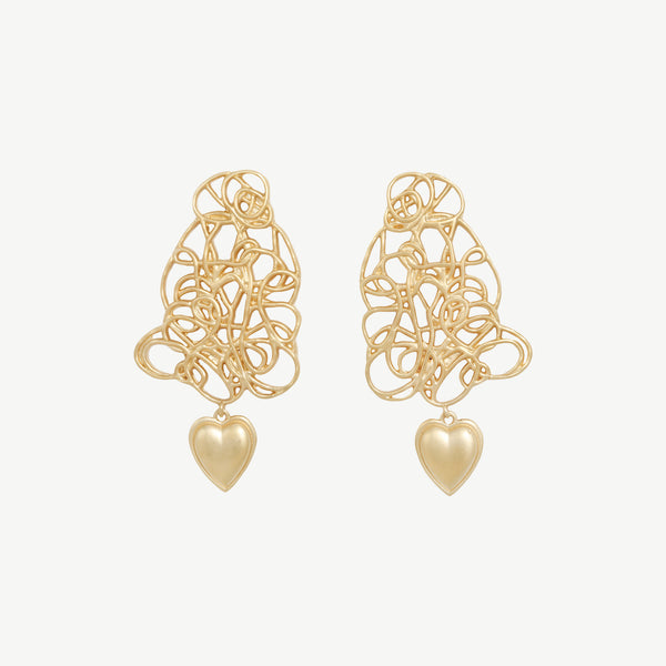 Kardia Heart Earrings