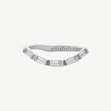 Bridge Ring in Topaz