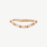 Bridge Ring in Topaz - Ready to Ship