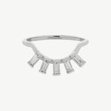 Eyelash Ring in Topaz