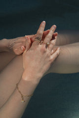 Sunny Ring in Moonstone + Topaz