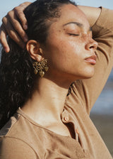Kardia Triple Heart Earrings - Ready to Ship