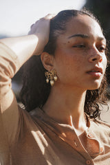 Kardia Triple Heart Earrings - Ready to Ship