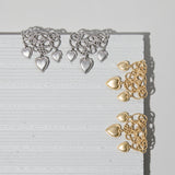 Kardia Triple Heart Earrings - Ready to Ship