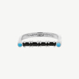 Cha Cha Ring in Black Onyx + Turquoise