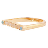 Cha Cha Ring in Pink Opal + Opal