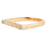 Cha Cha Ring in Pink Opal + Opal