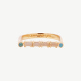 Cha Cha Ring in Pink Opal + Opal