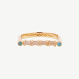 Cha Cha Ring in Pink Opal + Opal