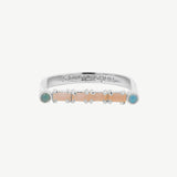 Cha Cha Ring in Pink Opal + Opal