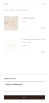 Custom Sizing
