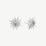 Starburst Studs in Opal