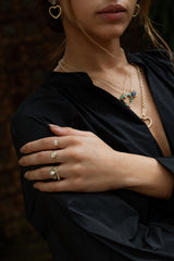 Chunky Woven Heart Necklace - Ready to Ship