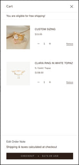 Custom Sizing