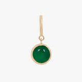 Hidden Star Charm in Green Onyx