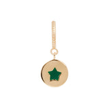 Hidden Star Charm in Green Onyx