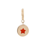 Hidden Star Charm in Pink Opal