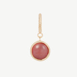 Hidden Star Charm in Pink Opal