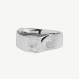 Alex Ring in Moonstone + Moonstone