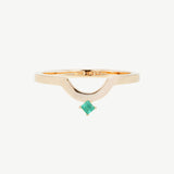 Curve Ring in Green Onyx - Ready to Ship