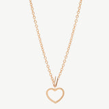 Chunky Woven Heart Necklace - Ready to Ship