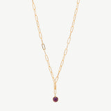 Fortune Teller Necklace in Amethyst