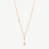 Fortune Teller Necklace in White Moonstone