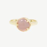 Under The Stars Ring in Pink Chalcedony