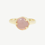 Under The Stars Ring in Pink Chalcedony