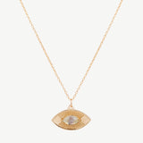Snake Eye Necklace in Moonstone