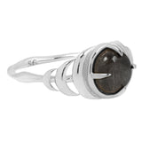 Seven Moons Ring in Black Moonstone
