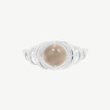 Seven Moons Ring in White Moonstone