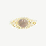 Seven Moons Ring in White Moonstone - Ready to Ship