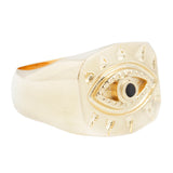 Lone Eye Signet in Black Spinel