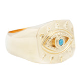 Lone Eye Signet in Turquoise - Ready to Ship