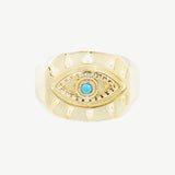 Lone Eye Signet in Turquoise - Ready to Ship