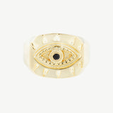Lone Eye Signet in Black Spinel