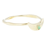 Crescent Ring in Opal