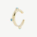Dot Earcuff in Turquoise