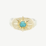 Starburst Signet in Turquoise