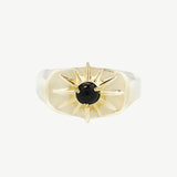 Starburst Signet in Black Onyx