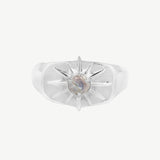 Starburst Signet in Moonstone