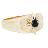 Starburst Signet in Black Onyx