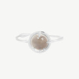 Fortune Teller Ring in White Moonstone