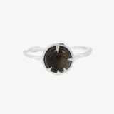 Fortune Teller Ring in Black Moonstone