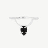 Drip Ring in Black Onyx