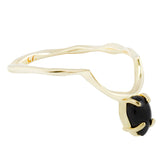 Drip Ring in Black Onyx - Ready to Ship
