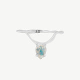 Drip Ring in Opal